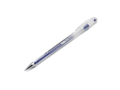 Ручка гелевая "Hatber U-2" синяя 0,5мм (5CG_00012 аналог С-20) прозрачный корпус